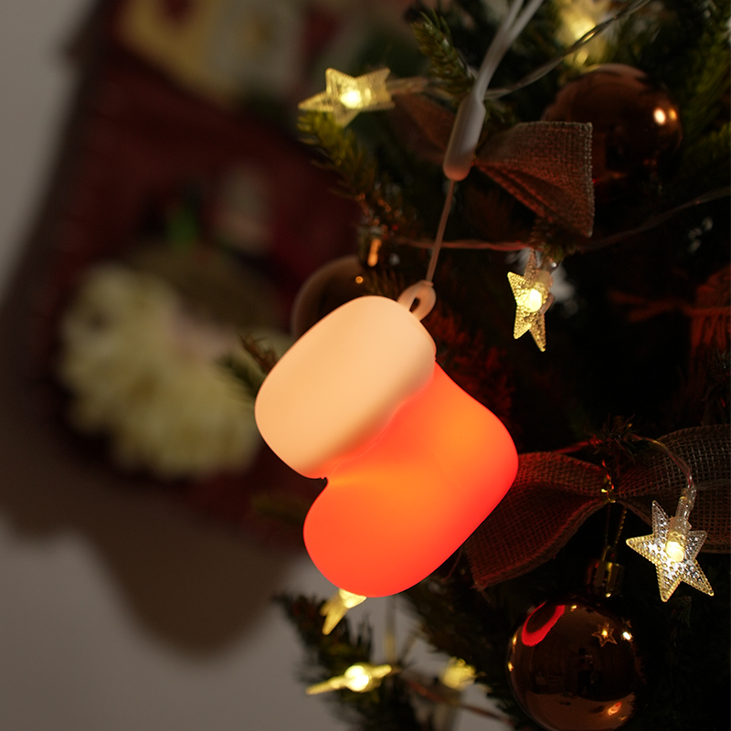 Christmas Stocking Hanging - Christmas Stocking Silicone Hanging Ornament USB