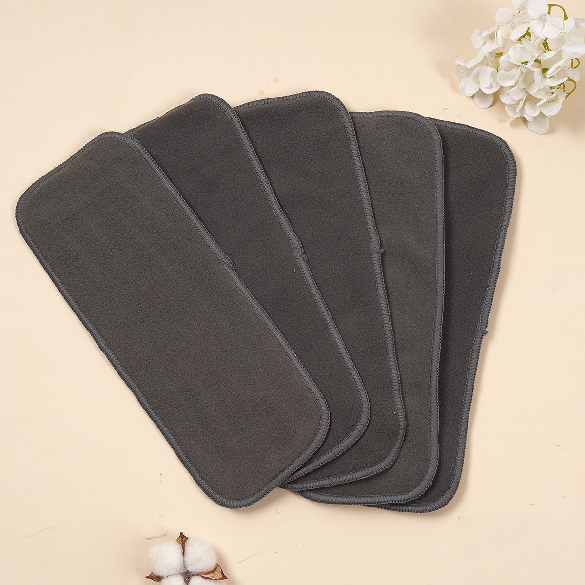 Pampers Diaper Premium Care - 5PCS Bamboo Charcoal Inserts Washable Reusable