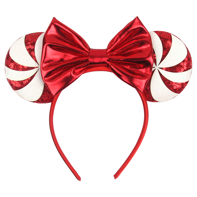 Ribbon Bow Gift - 2026 Women Mouse Ears Headband Christmas