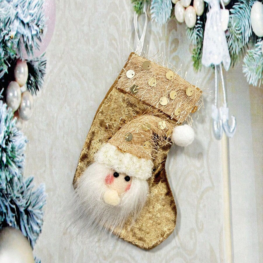 3pcs Christmas Decoration Stoc - Christmas Stocking Hanging ulasan dan harga