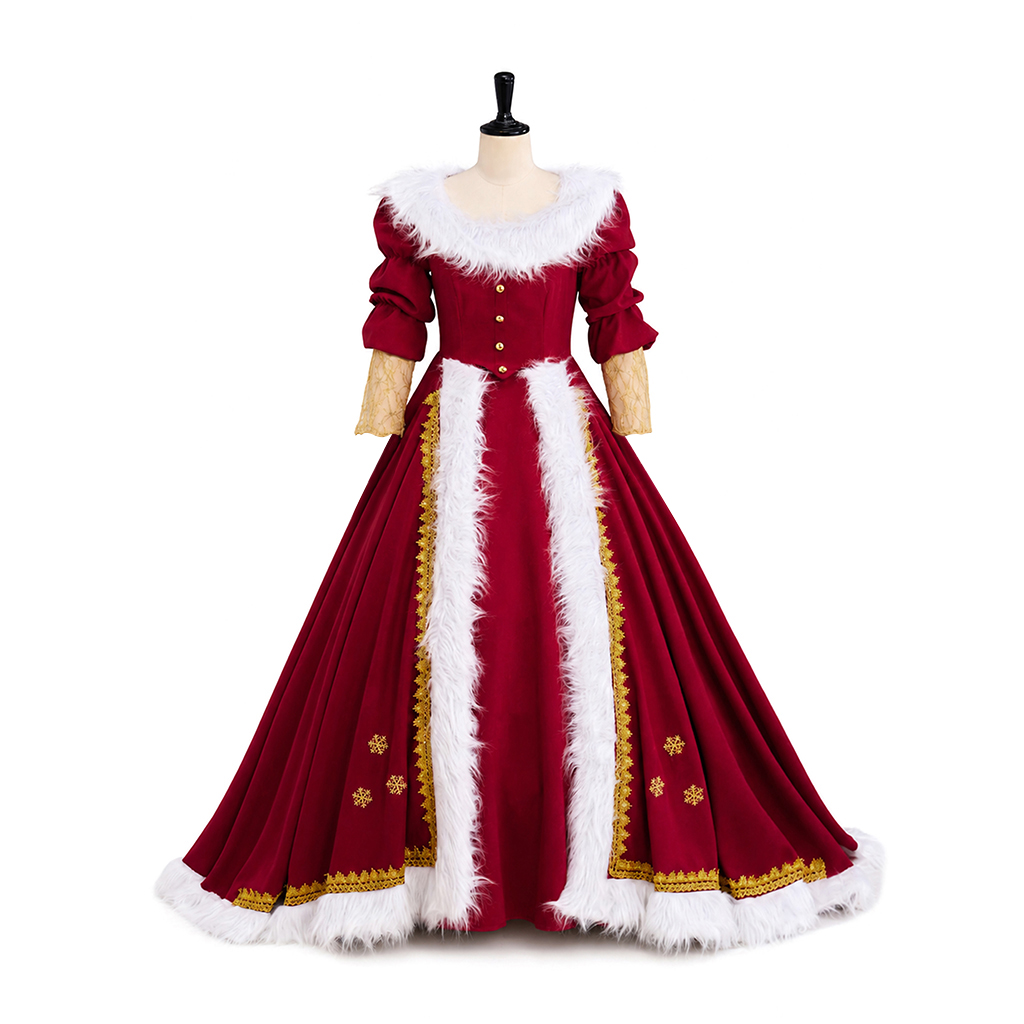 Deluxe Mrs Claus Costumes Adul - Elf Costume Christmas ulasan dan harga