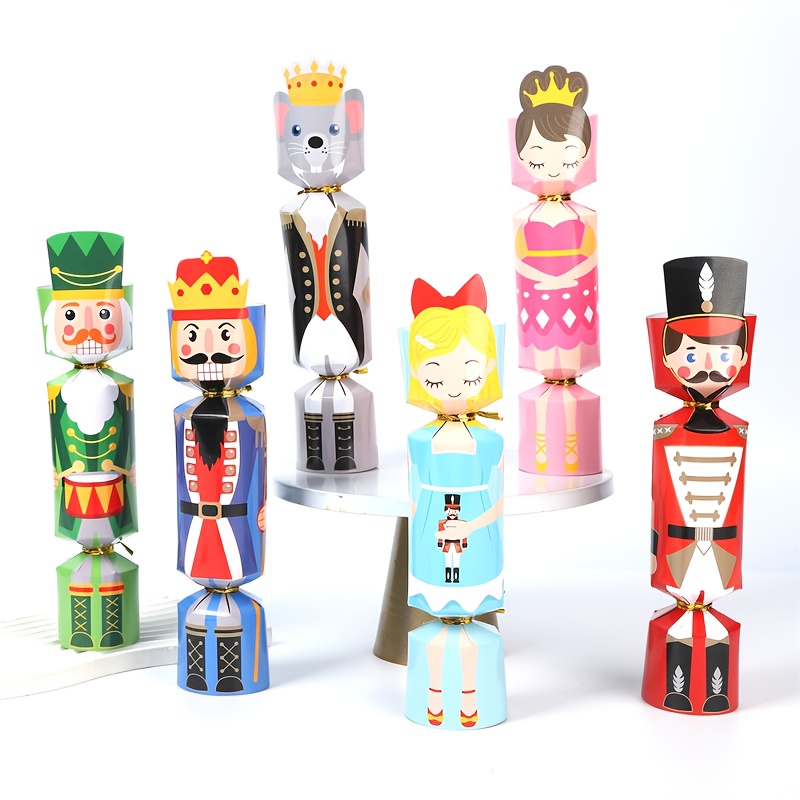 24Pcs Christmas Cracker Nutcra - Nutcracker Figurine ulasan dan harga