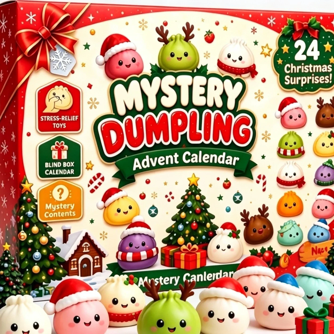 @@Christmas Squishies Advent C - Advent Calendar Gift ulasan dan harga