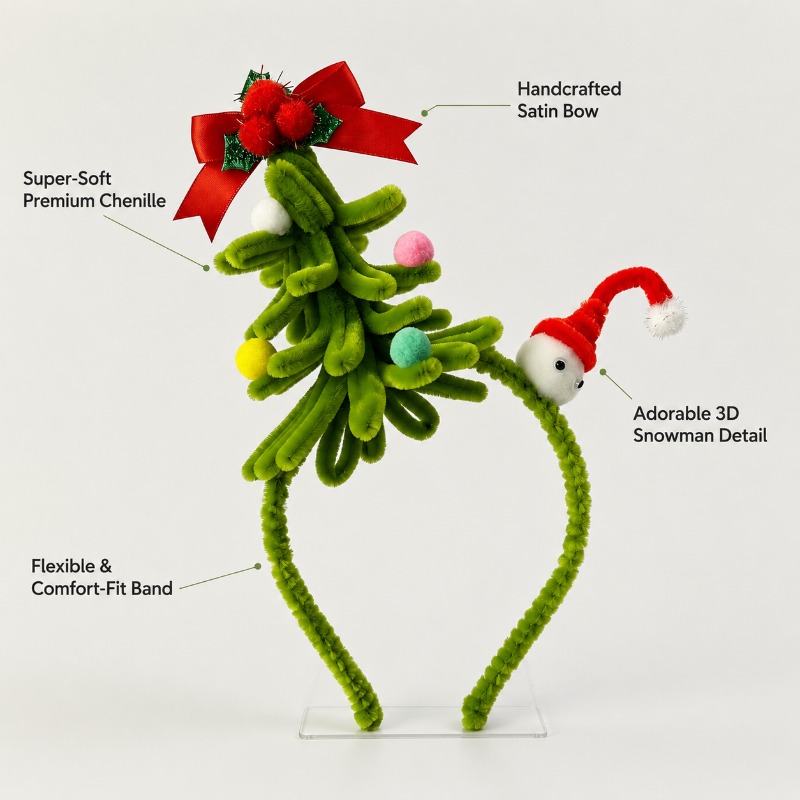 Christmas Headband Christmas T - Ribbon Bow Gift ulasan dan harga