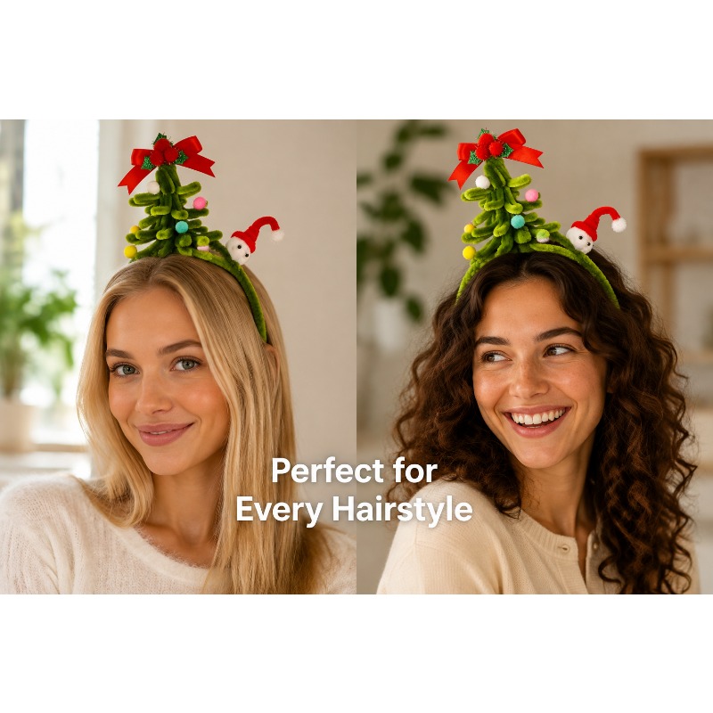 Christmas Headband Christmas T - Ribbon Bow Gift ulasan dan harga