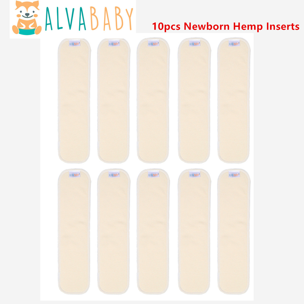 10pcs ALVABABY Newborn Hemp In - Pampers Diaper Premium Care ulasan dan harga