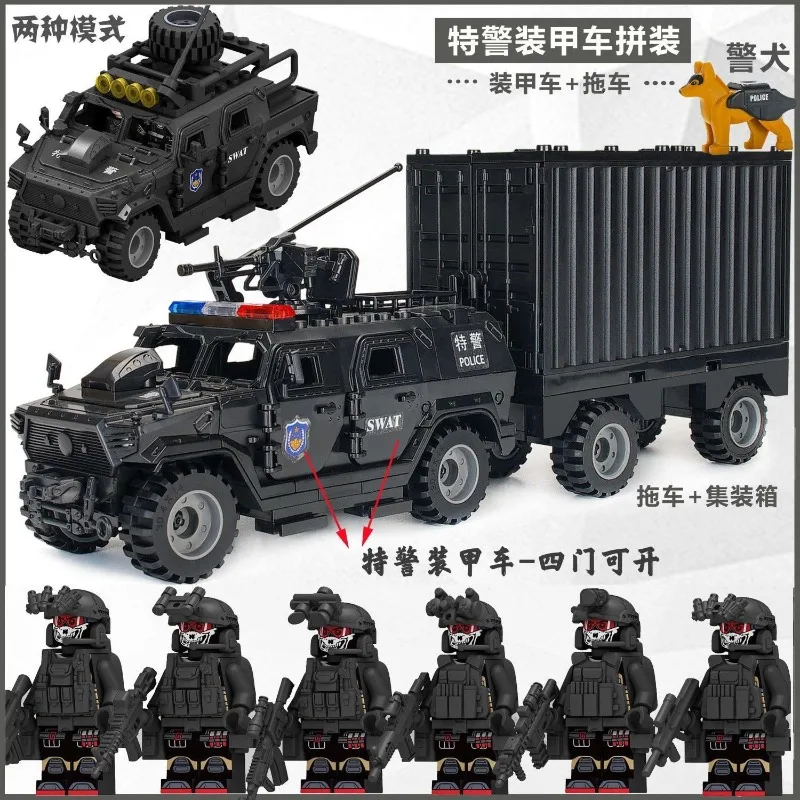 SWAT Action Figures Armored Ve - Lego Set Technic ulasan dan harga