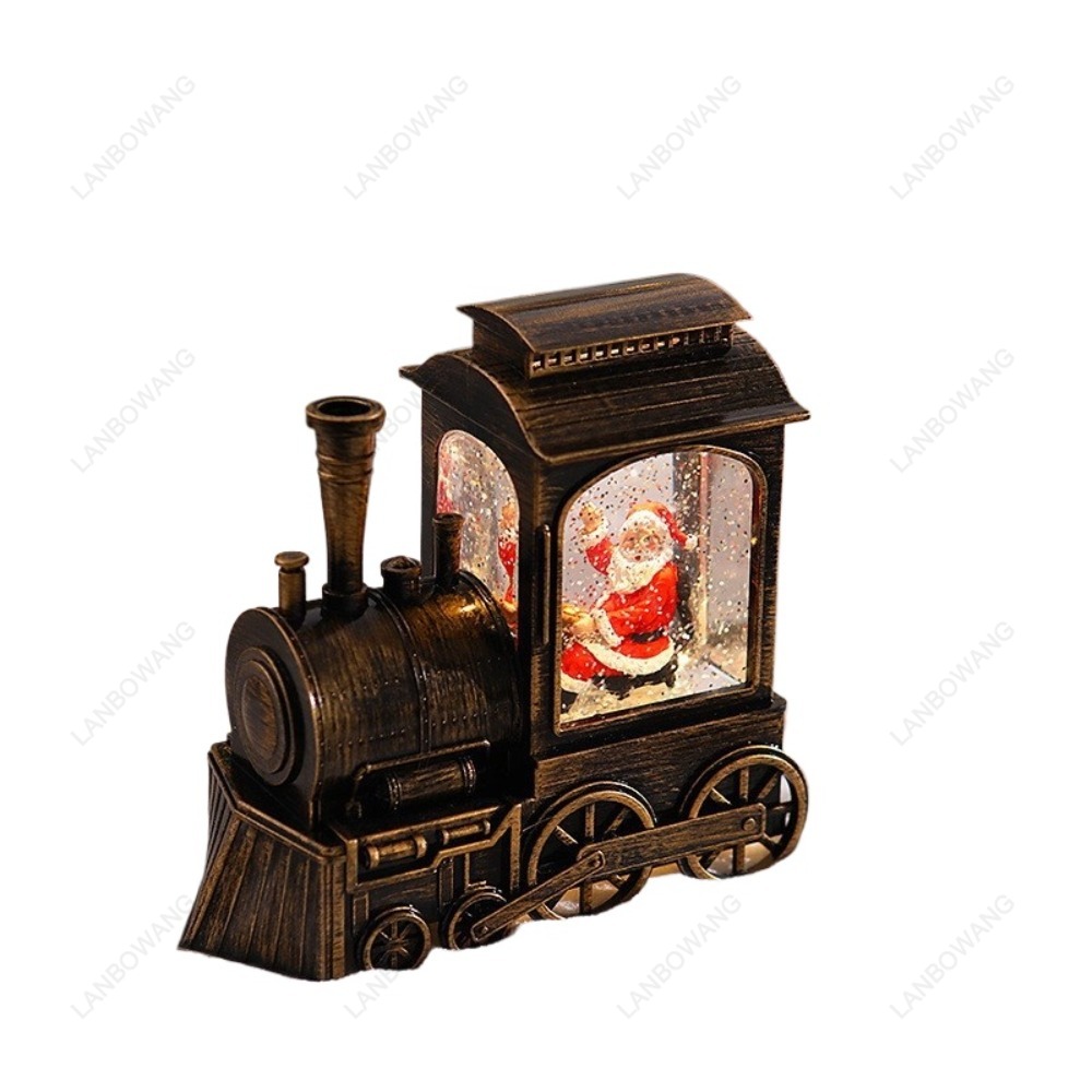 Christmas Locomotive Ornament, - Snow Globe Musical ulasan dan harga