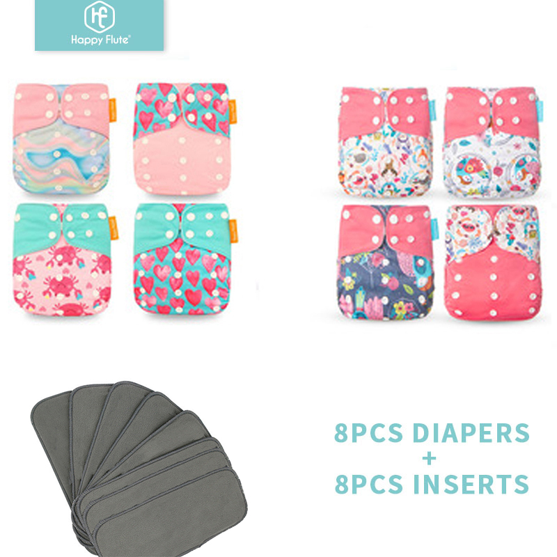 HappyFlute 8 diapers+8 Inserts - Pampers Diaper Premium Care ulasan dan harga